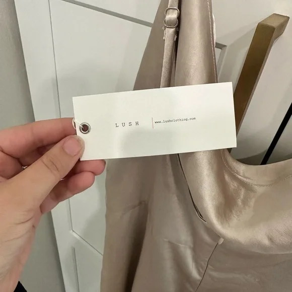 Lulu’s Lush Champagne Jumpsuit - Picture 4 of 6